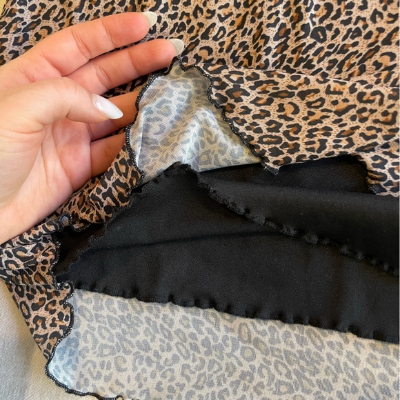 Animal print mini skirt - Picture 2 of 5